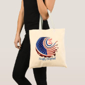 Het gaat om United We Stand Patriot Tote Bag (Voorkant (product))