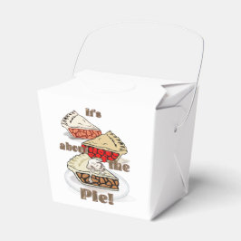 Het gaat over de Pie Bedankdoosjes