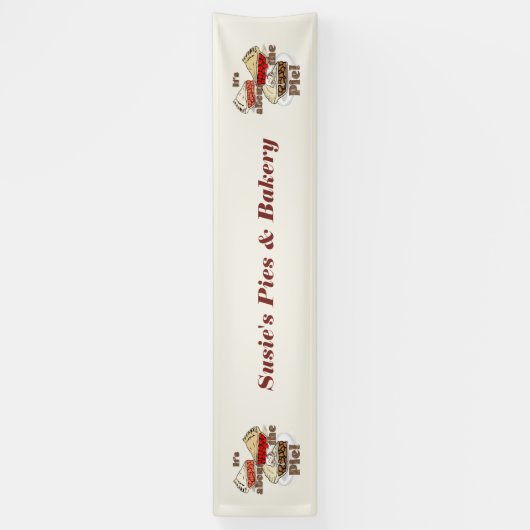 Het gaat over de Pie Spandoek (Verticaal)