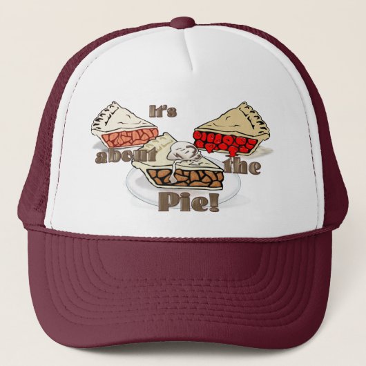 Het gaat over de Pie THANKSGIVING BAKERY HOLIDAY Trucker Pet (Voorkant)