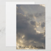 Het gaat over de reis briefpapier (Voorkant / Achterkant)