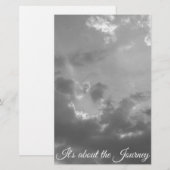 Het gaat over de reis briefpapier (Voorkant / Achterkant)