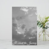 Het gaat over de reis briefpapier (Staand voorkant)