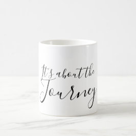 Het gaat over de reis koffiemok