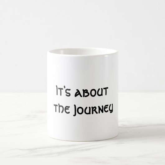 Het gaat over de reis koffiemok (Center)