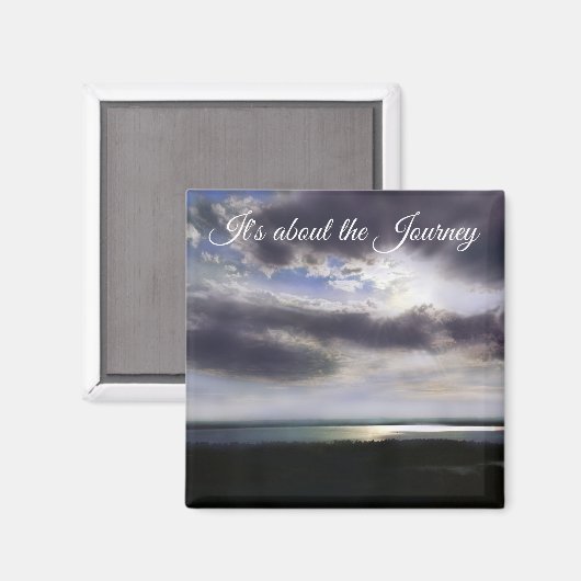 Het gaat over de reis magneet (Voorkant / Achterkant)