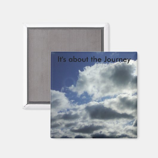 Het gaat over de reis magneet (Voorkant / Achterkant)