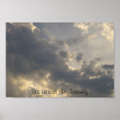 Het gaat over de reis poster (Voorkant)