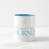 Het gaat over de reis tweekleurige koffiemok (Center)