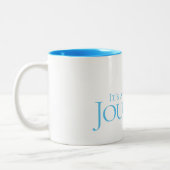 Het gaat over de reis tweekleurige koffiemok (Links)