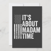 Het gaat over de verkiezing van Mrs Time Harris De