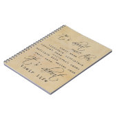 Het gaat over hun leven - notebook notitieboek (Linkerzijde)