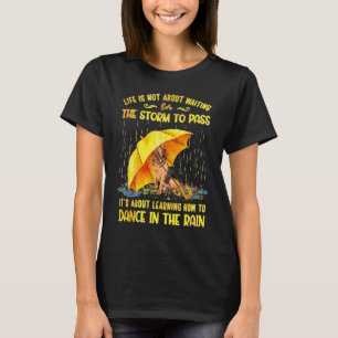 Het gaat over leren dansen in de regen Bloed T-shirt