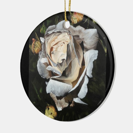 Het gaat over liefde keramisch ornament (Links)