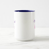 Het gaat over liefdesboodschap koffie mok (Midden)