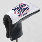 Het gaat over Madam Time Kamala Harris verkiezing Golfheadcover (3/4 voorkant)