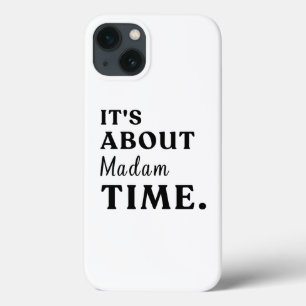 Het gaat over Madame Time Presidential Election Gi Case-Mate iPhone Case