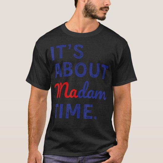 Het gaat over Madame Time T-shirt (Voorkant)