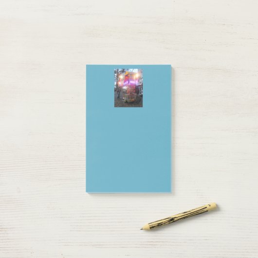 Het gaat over Passie overheerst een Ansthesie Post-it® Notes (Op bureau)