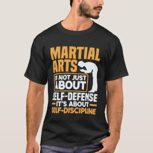 Het gaat over zelfdiscipline Karate Jiu Jitsu T-shirt