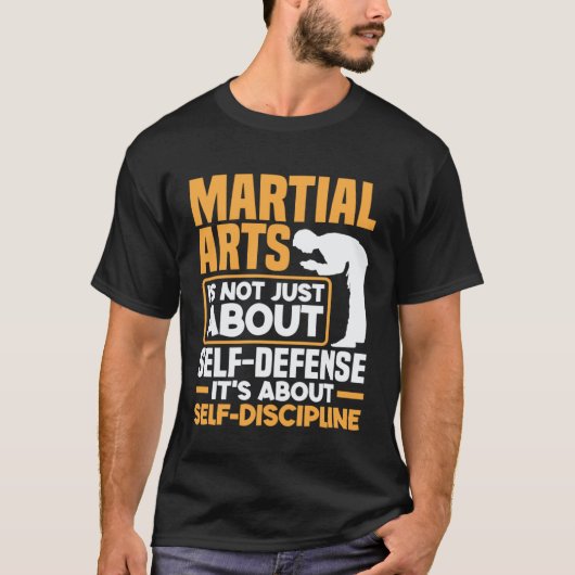 Het gaat over zelfdiscipline Karate Jiu Jitsu T-shirt (Voorkant)