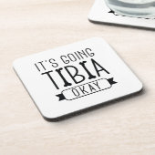 Het gaat Tibia goed. Bier Onderzetter (Linkerzijde)