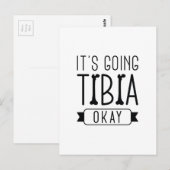 Het gaat Tibia goed. Briefkaart (Voorkant / Achterkant)