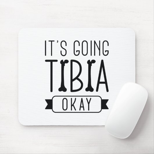 Het gaat Tibia goed. Muismat (Met muis)