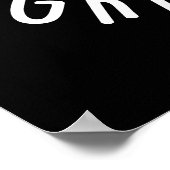 Het gaat Tibia Great Day Funny Bone Pun Dark BG Poster (Hoek)