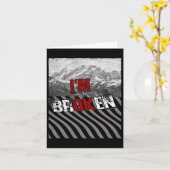 Het gaat wel Gebroken - Ik ben Gebroken 1 Kaart (Gele Bloem)