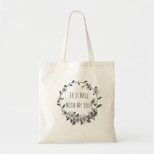 Het Gaat Wel Met Mijn Ziel Canvas Tas (Voorkant)