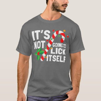 Het gaat zijn Kerst Kerststok vriend niet likken T-shirt