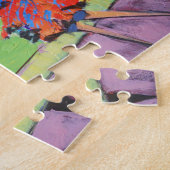 Het galerijspel Schilderij / Kunstenaar Larry Ler Legpuzzel (Zijkant)