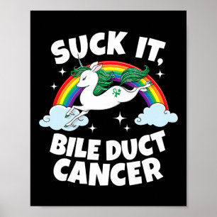 Het galwegkanker leuk citaat eenhoorn regenboog poster