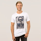 Het Gamer Skelet Tarotkaart Shirt (Voorkant volledig)