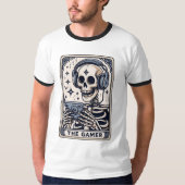 Het Gamer Skelet Tarotkaart Shirt (Voorkant)