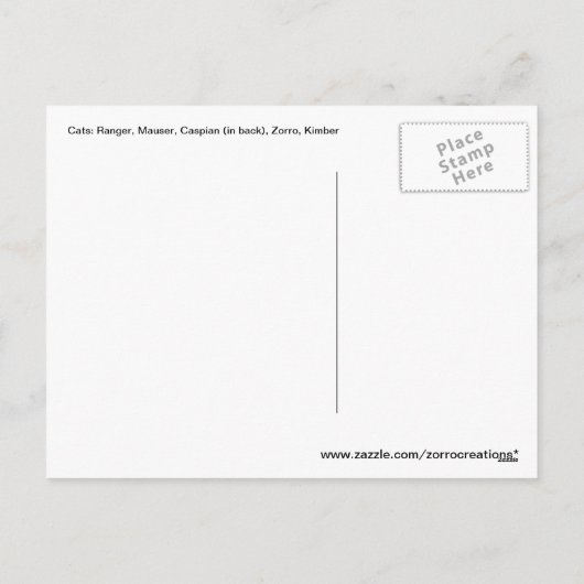 Het Gang Happy Easter Briefkaart (Achterkant)