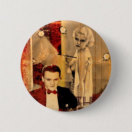 Het Gangstermeisje Ronde Button 5,7 Cm (Voorkant)