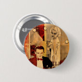 Het Gangstermeisje Ronde Button 5,7 Cm (Voorkant /achterkant)