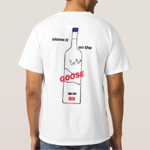 Het gans shirt de schuld geven