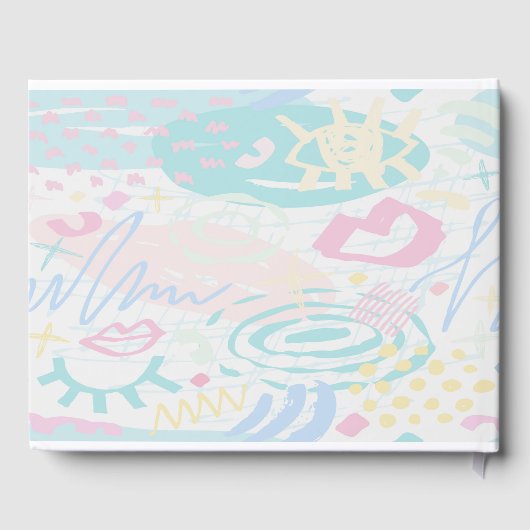 Het Gastboek voor weduwschappen in Roze Gastenboek (Achterkant)