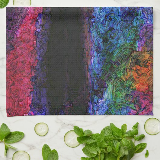 Het gat theedoek (Gevouwen)