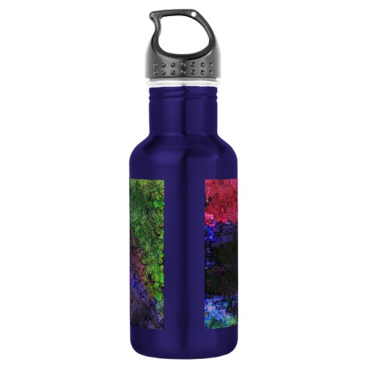 Het gat waterfles (Achterkant)