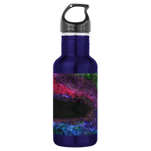 Het gat waterfles  (Voorkant)