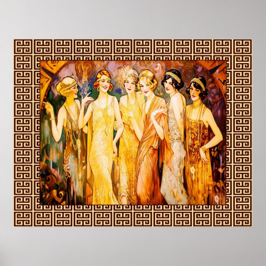 Het Gatsby Ladies Poster. Poster (Voorkant)