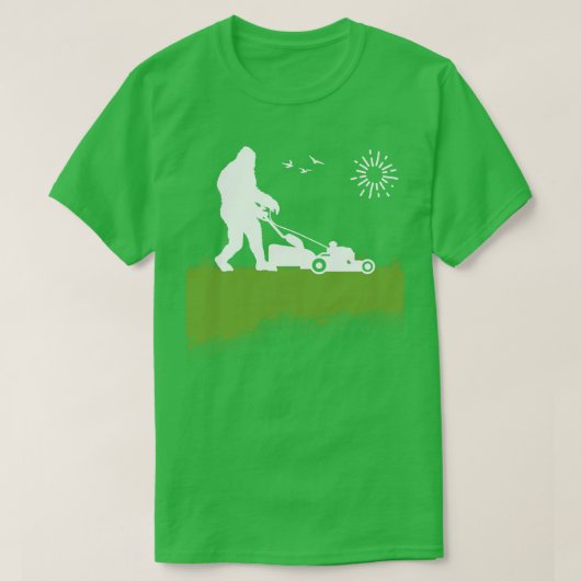 het gazon maaien temmen en maaien gras 1 t-shirt (Design voorkant)