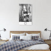 Het geachte Parlementslid Robert Boyle gegraveerd Canvas Afdruk (Insitu (Slaapkamer))