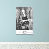 Het geachte Parlementslid Robert Boyle gegraveerd Canvas Afdruk (Insitu (Houten vloer))