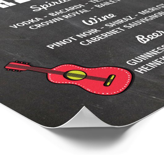 Het gebaar van de balie Fiesta-partij voor het tek Poster (Hoek)