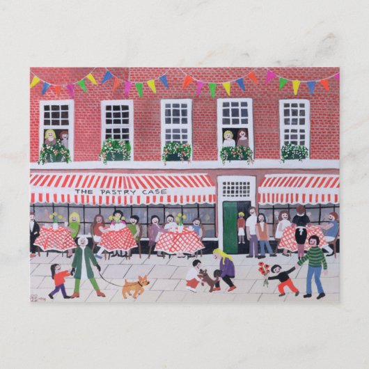 Het gebakje Hoesje 1994 Briefkaart (Voorkant)